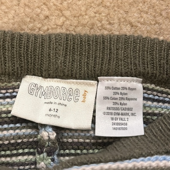 Gymboree - Striped  Knit leggings. Size 6 to 12 months - Picture 3 of 4